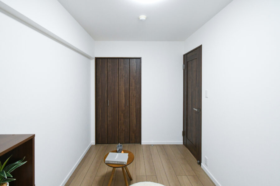 クローゼットや入口ドアも新しく段差なく使いやすく