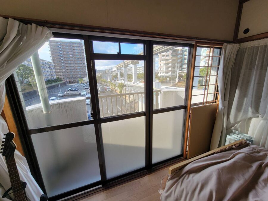 大きな窓に内窓設置