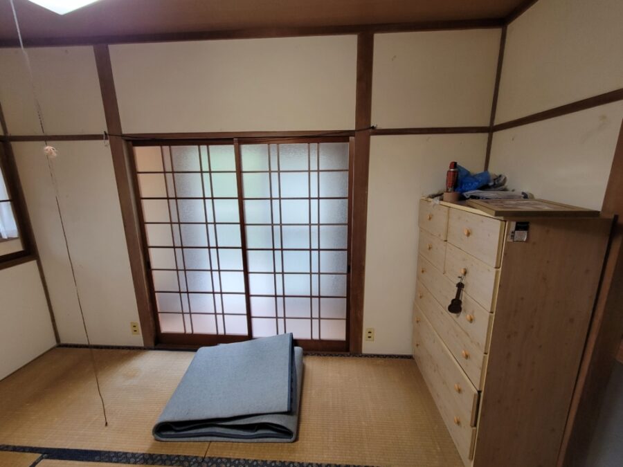 間取りが変わり新たに入口ドアとトイレ引き戸