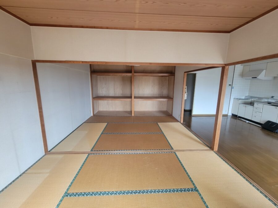 和室2間が大きな洋室へ変わる