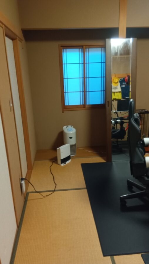 畳からフローリングへ変わる