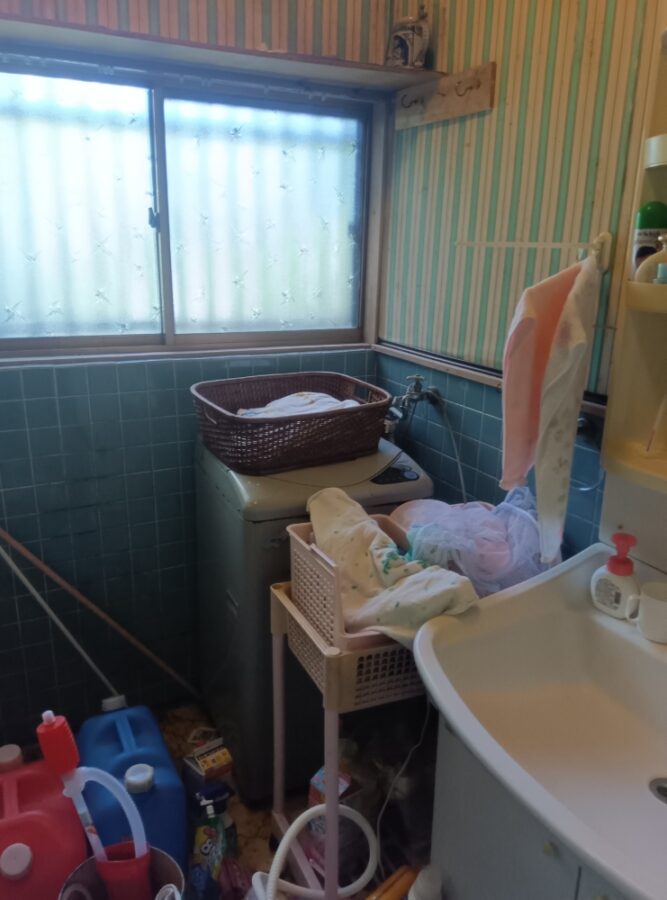 洗面台も間取りや向きを変えて使いやすく