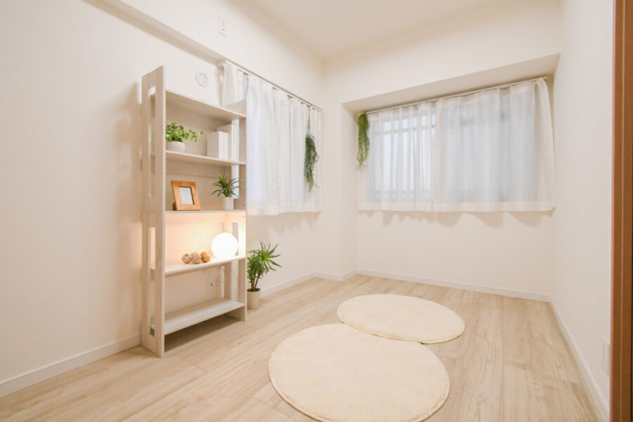 明るくなった洋室
