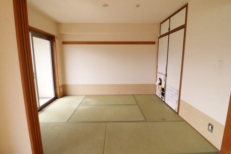 和室から洋室へ変わる