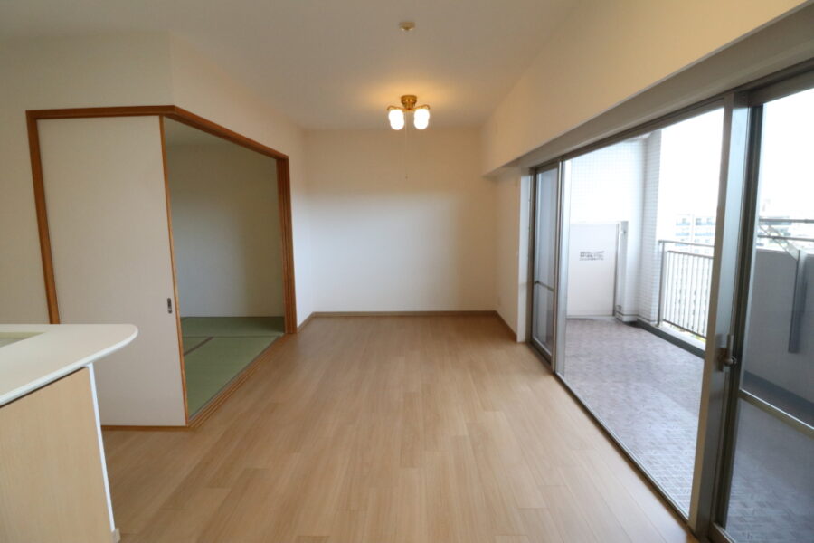 コンクリート直張りの防音フローリング張替