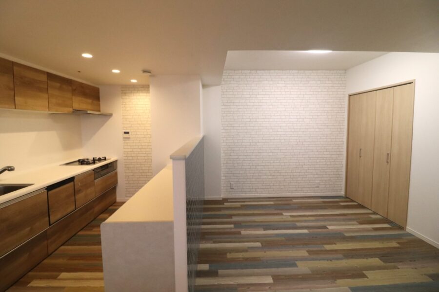 壁やドア撤去してリビング間取り変更