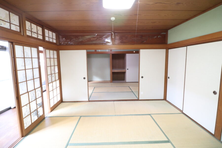 欄間や襖などなくなりスッキリ