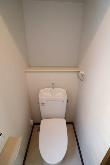 節水型トイレに変わる