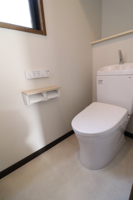 節水型トイレに変わる