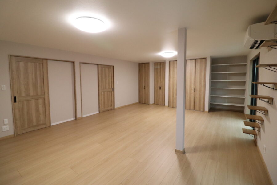 広く住みやすい洋室へ変わった