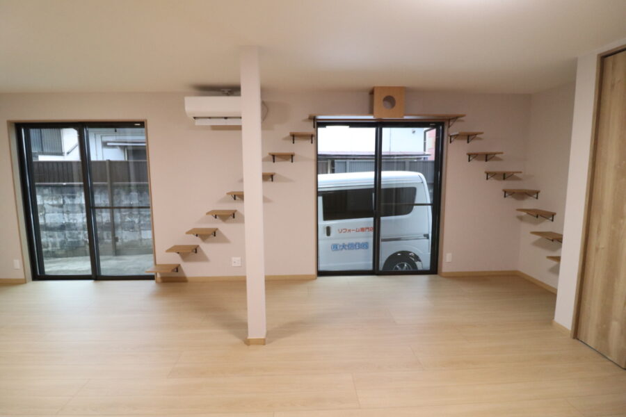 間取りが変わり開放的