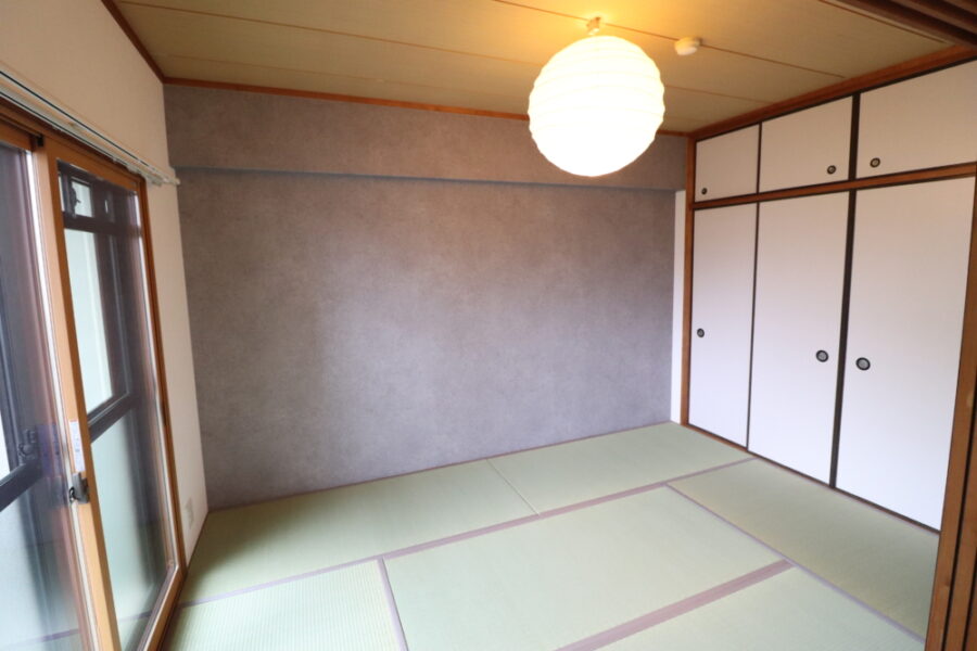 アクセントクロスや畳も変わり綺麗に