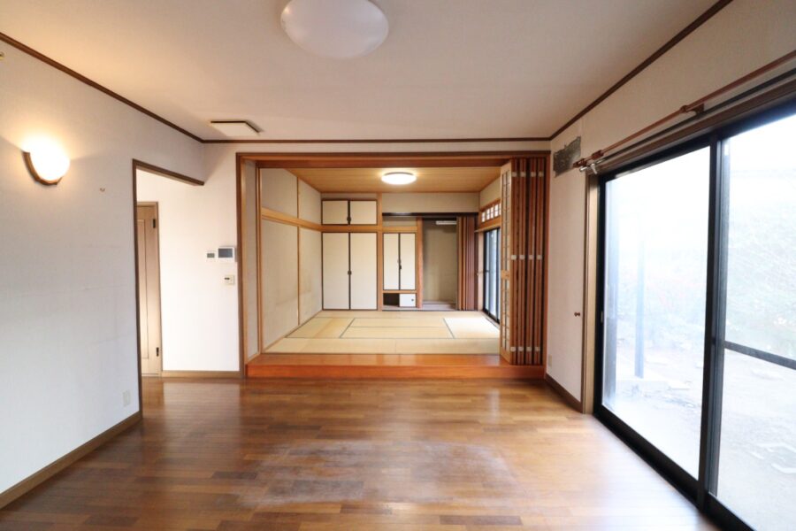 和室からリビングへ間取り変更