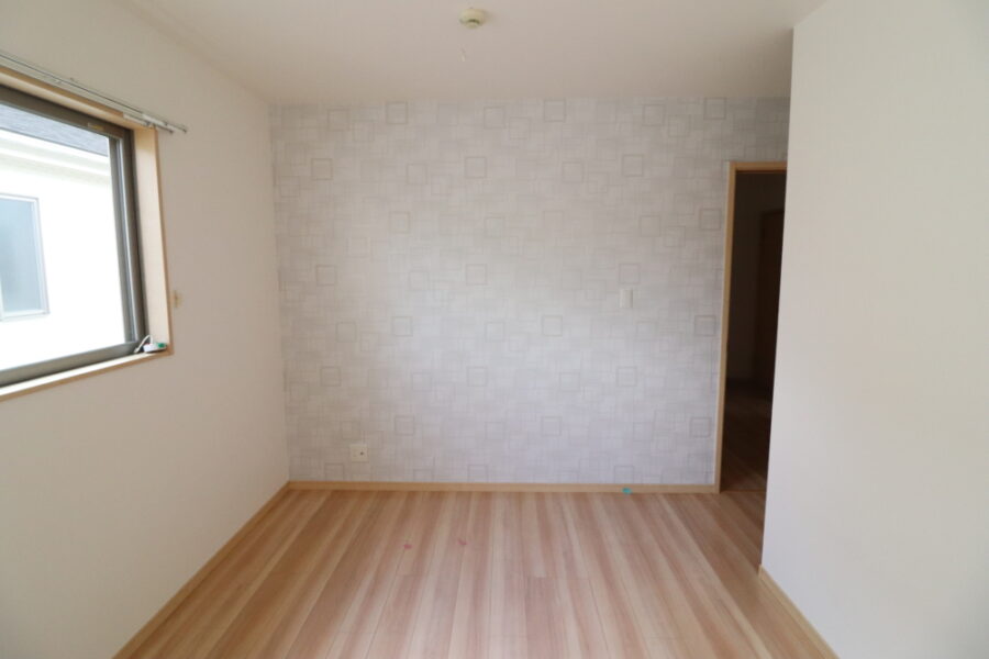 グレー柄アクセントクロス