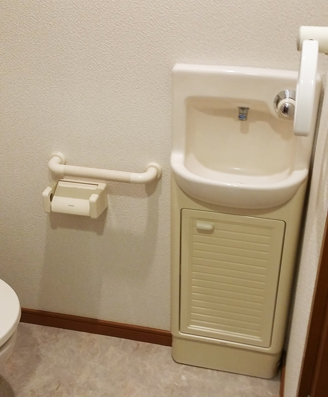 【トイレ】ネオレストで、見た目もよく、清潔感のあるトイレに。手洗い器もスタイリッシュに。