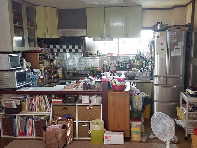 【台所】スッキリ使いやすく、収納しやすい台所になりました。
